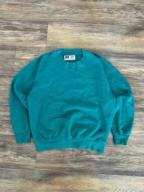Vintage Russell Athletic High Cotton Crewneck Sweatshirt Large